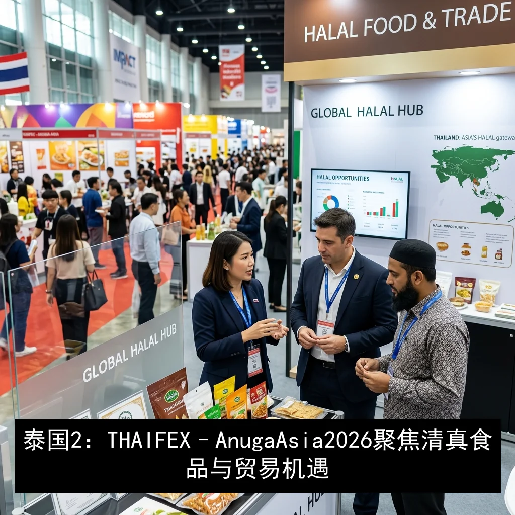 泰国2：THAIFEX – Anuga Asia 2026聚焦清真食品与贸易机遇